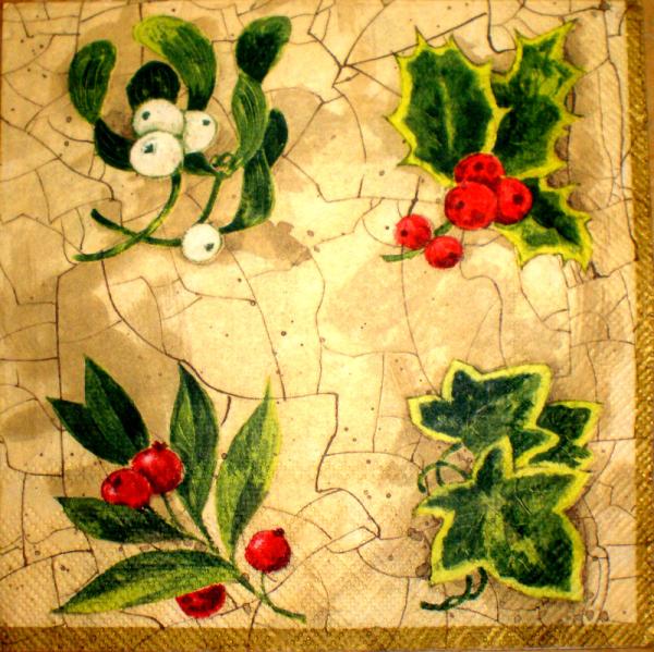 093 Christmas Flowers - 3-ply